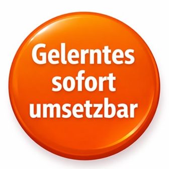 So macht Verkaufstraining spaß! Eine Gruppe Mitarbeiter sitzt im Workshop und lernt Fachwissen über Dünger und Rasen und Verkaufstraining.